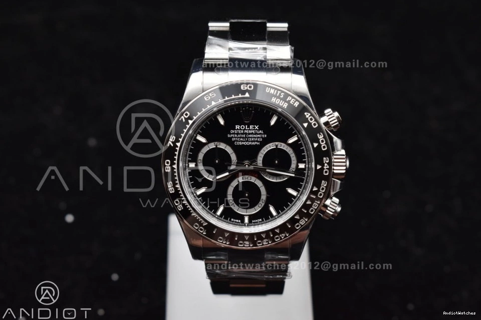 SL4801 Black Movement VS SBF Steel 1:1 in Daytona Elegant 1051 Rolex 904L 126500 Dial Factory 0524